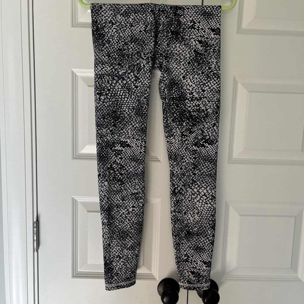 Balance Collection Athletic Compression Pants Women S Black Gray White Snake E21